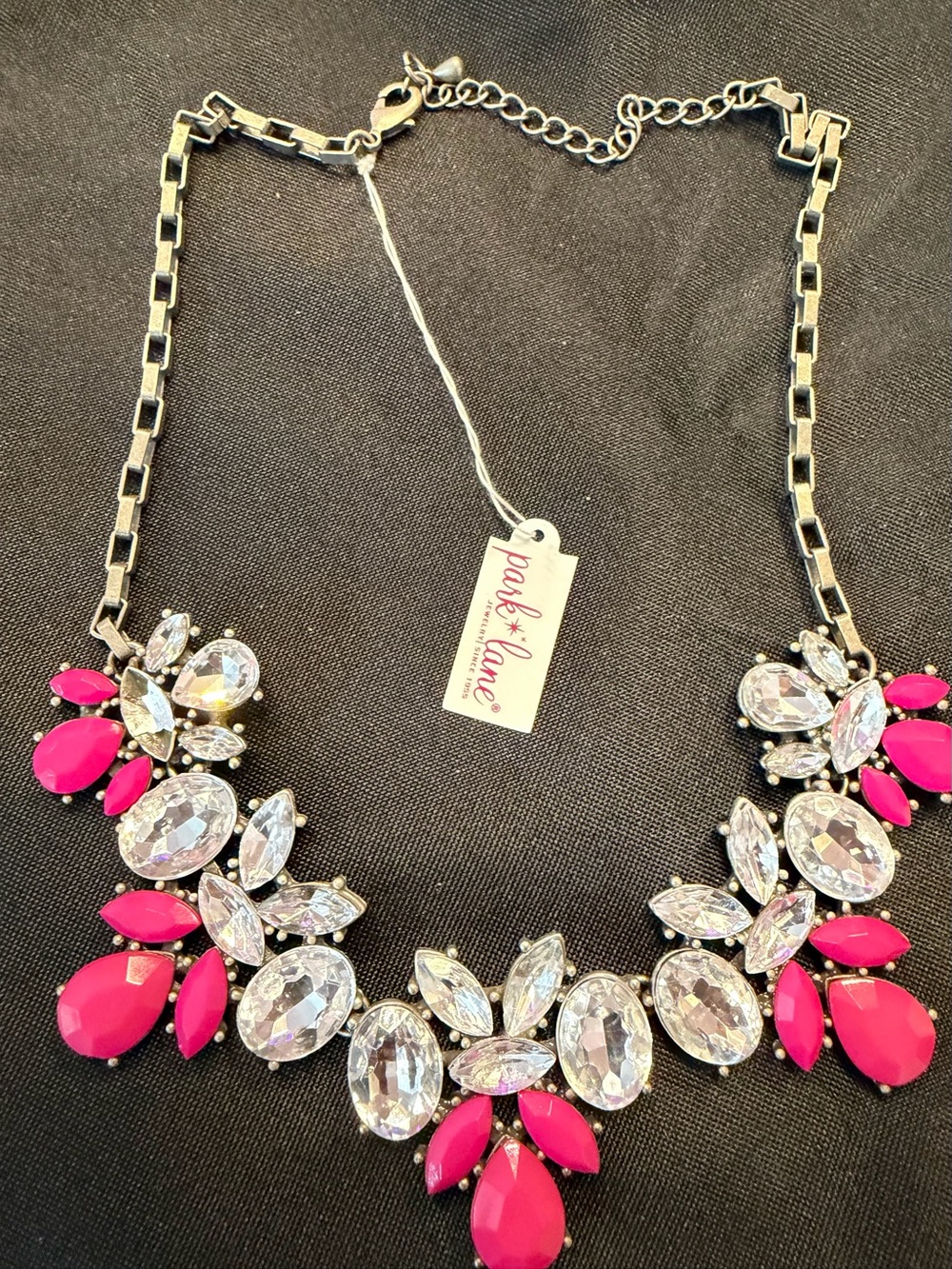 Park Lane Pink Pop Necklace Crystal Statement Necklace $89